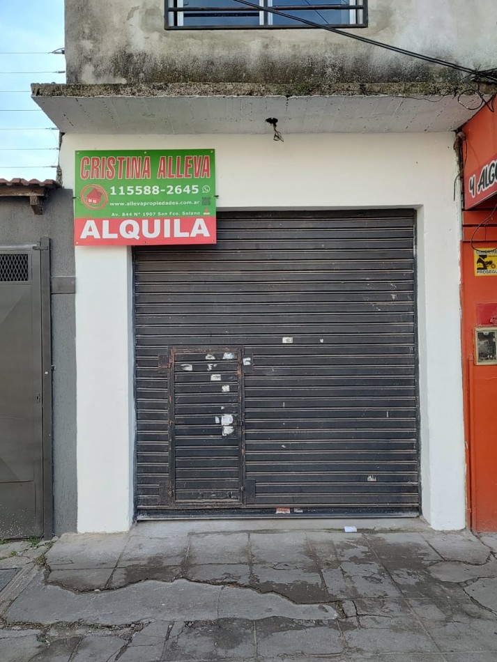 Local en Alquiler centro de San Fco. Solano
